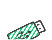 USB Verde